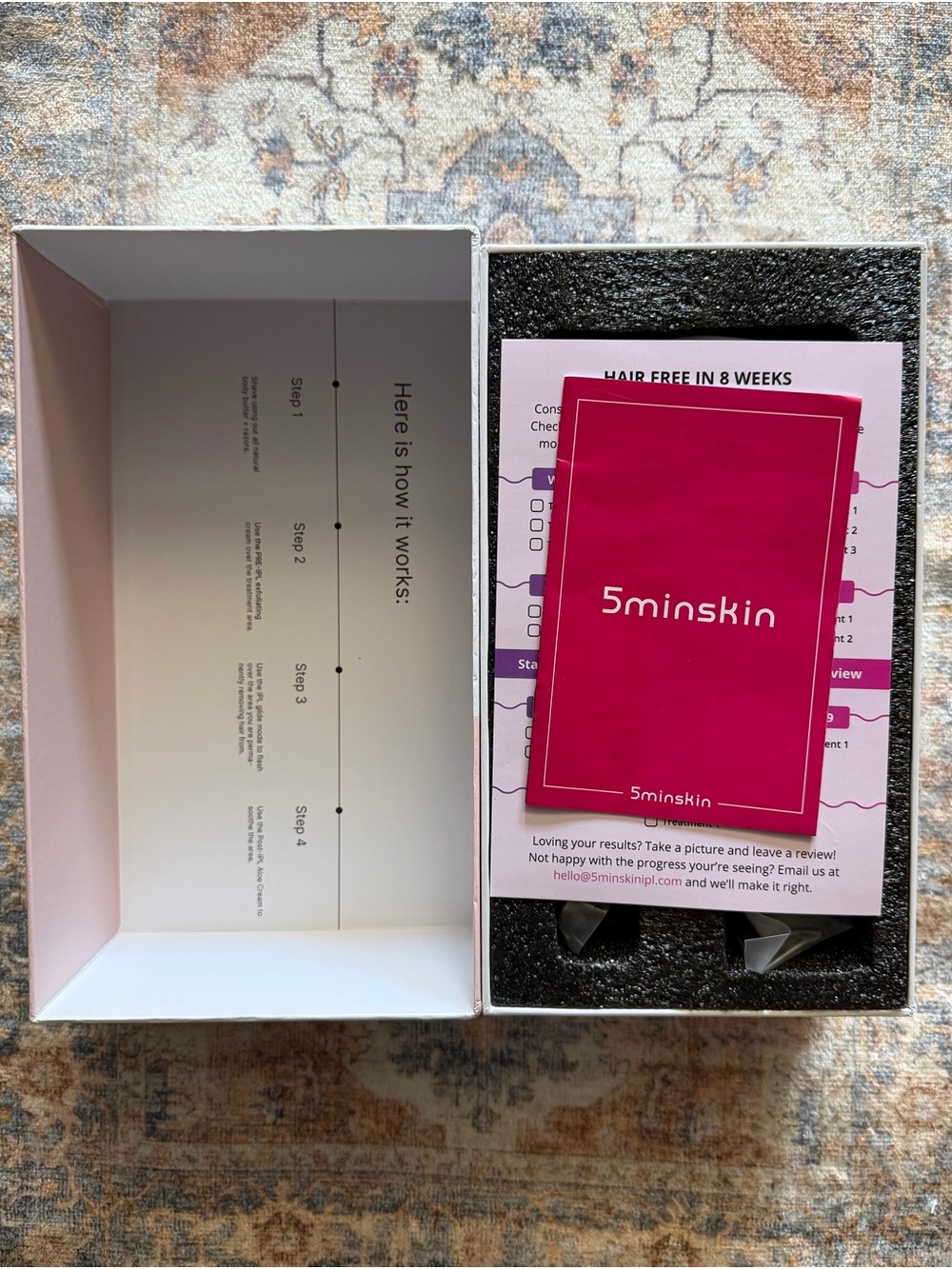 5minskin Sculpt 2.0 IPL Hair Removal Device New Open Box - Picture 6 of 6